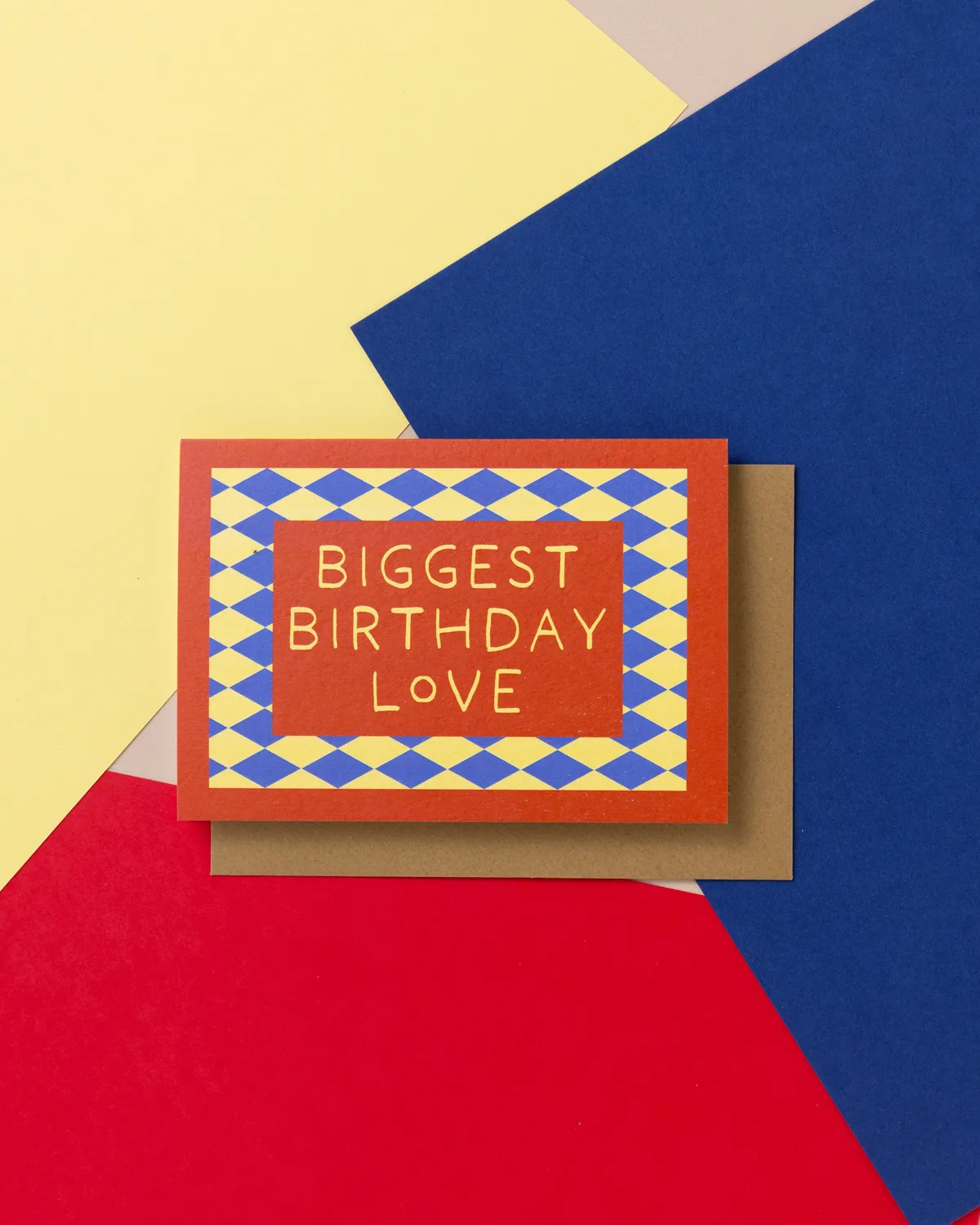 Maddison Ball A6 Biggest Birthday Love carte anniversaire
