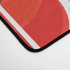 Society6 Tulip tapis de bureau tulipes géométriques