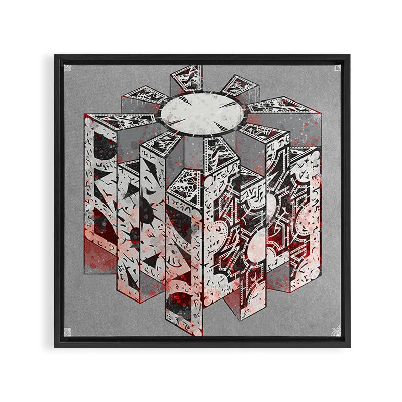 Society6 Hellraiser Puzzlebox D toile encadrée horreur