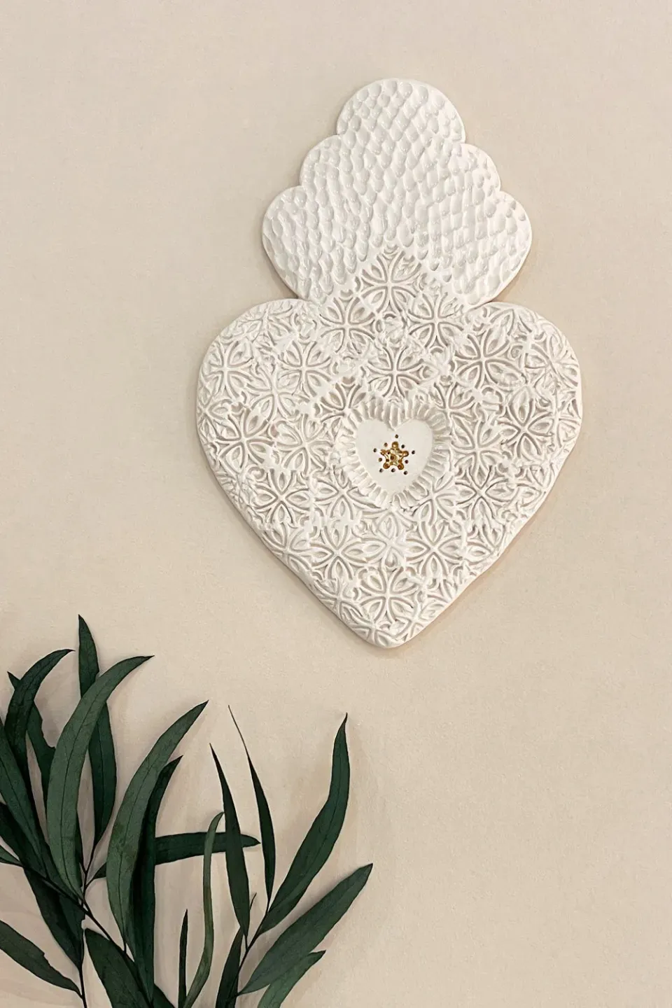 Biankaléone Ex-voto à la petite étoile d'or décoration murale