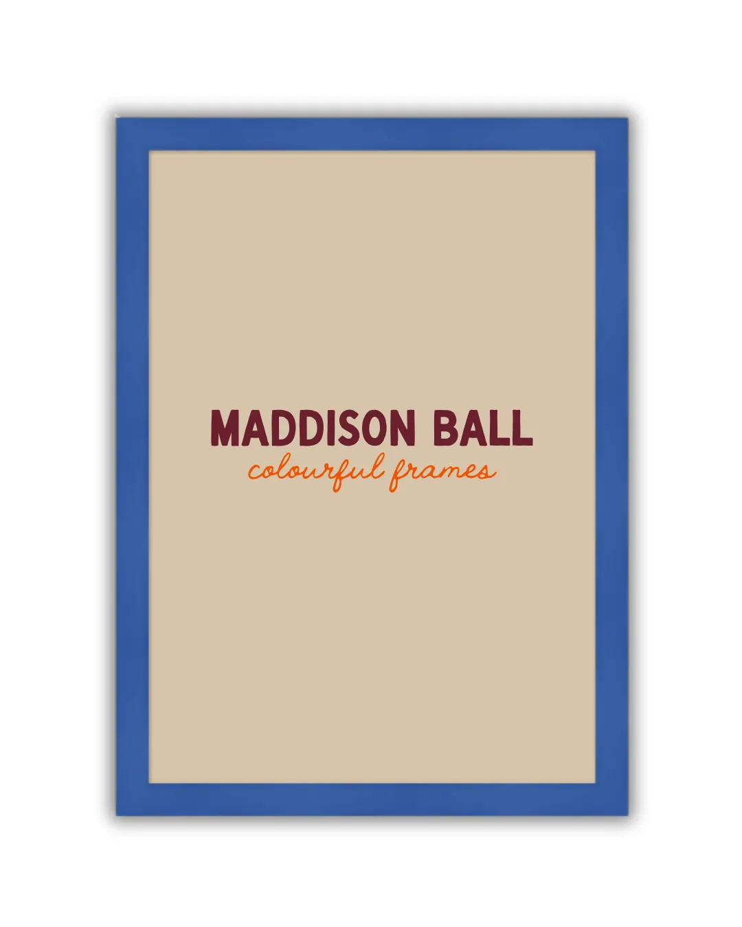 Maddison Ball cadre bois plexi