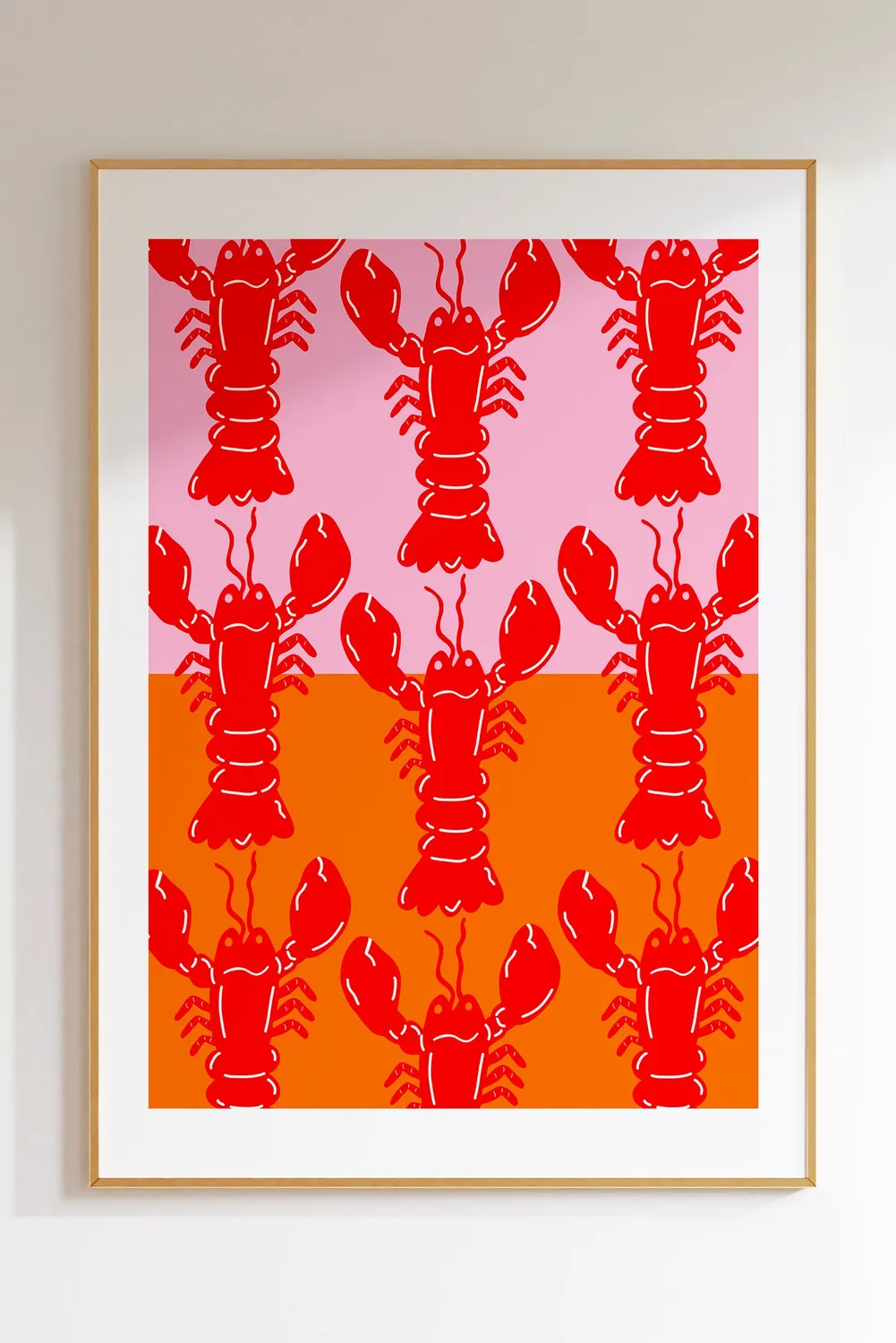 Maddison Ball Lobster Repeat affiche homard