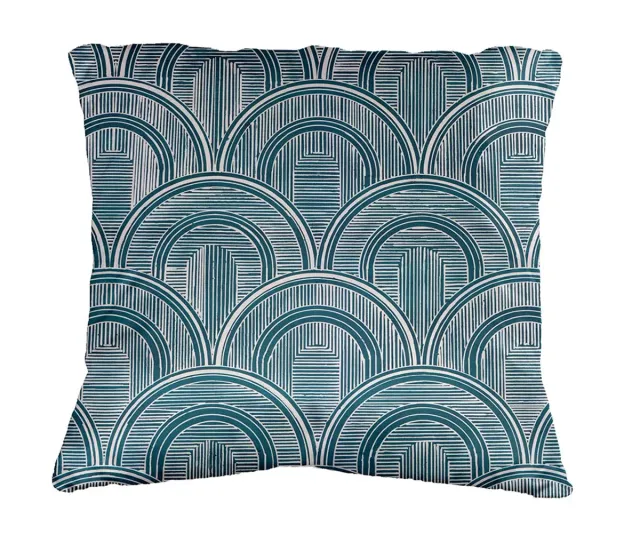Mademoiselle Tiss Années Folles coussin imprimé