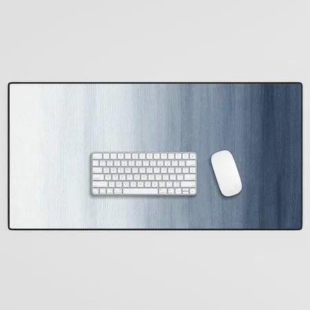 Society6 Ocean Watercolor Painting No.2 tapis de bureau bleu