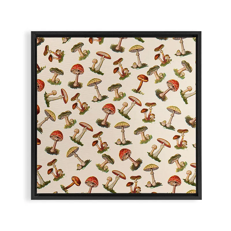 Society6 Magical Mushrooms tableau toile