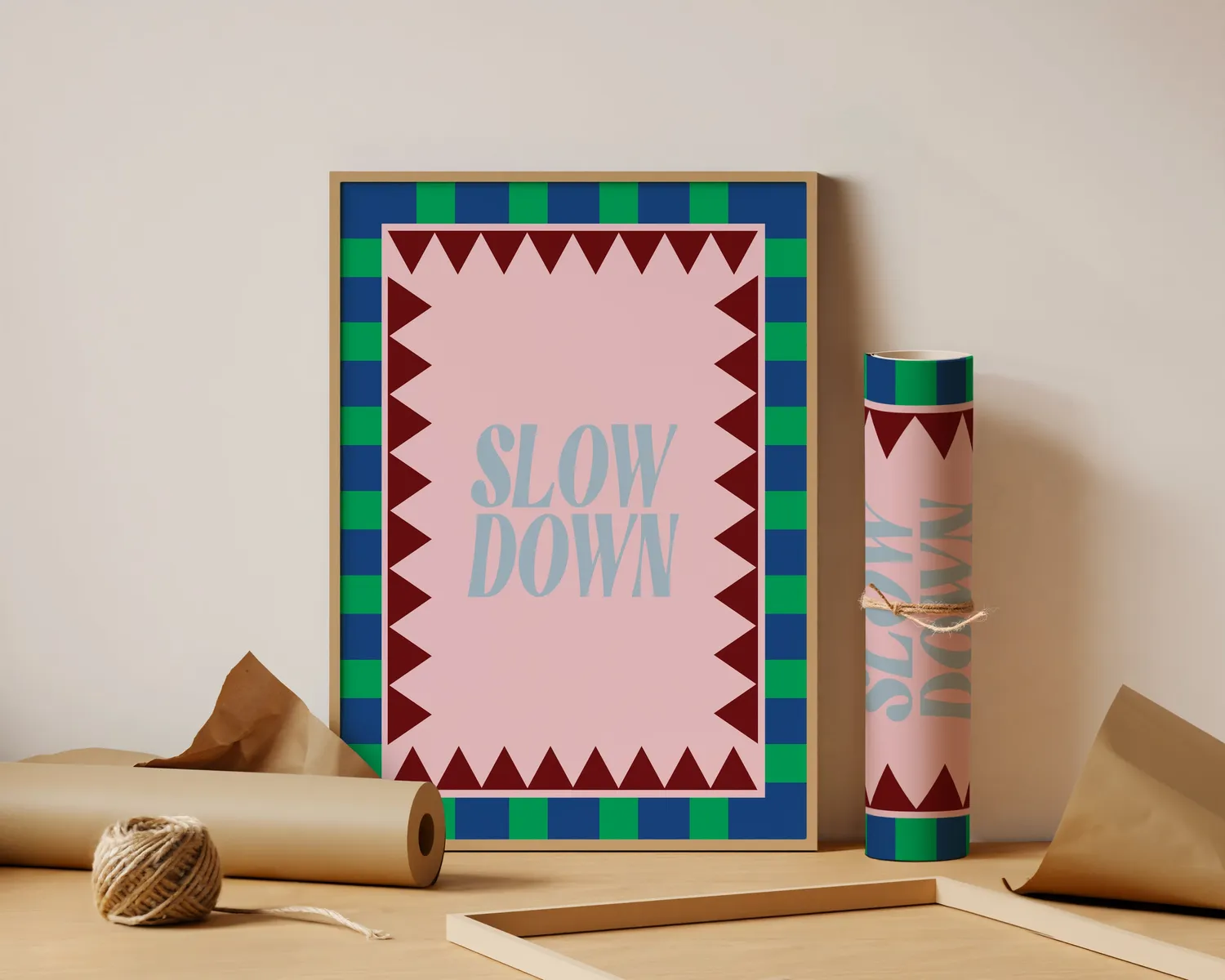 Maddison Ball Slow Down affiche papier mat