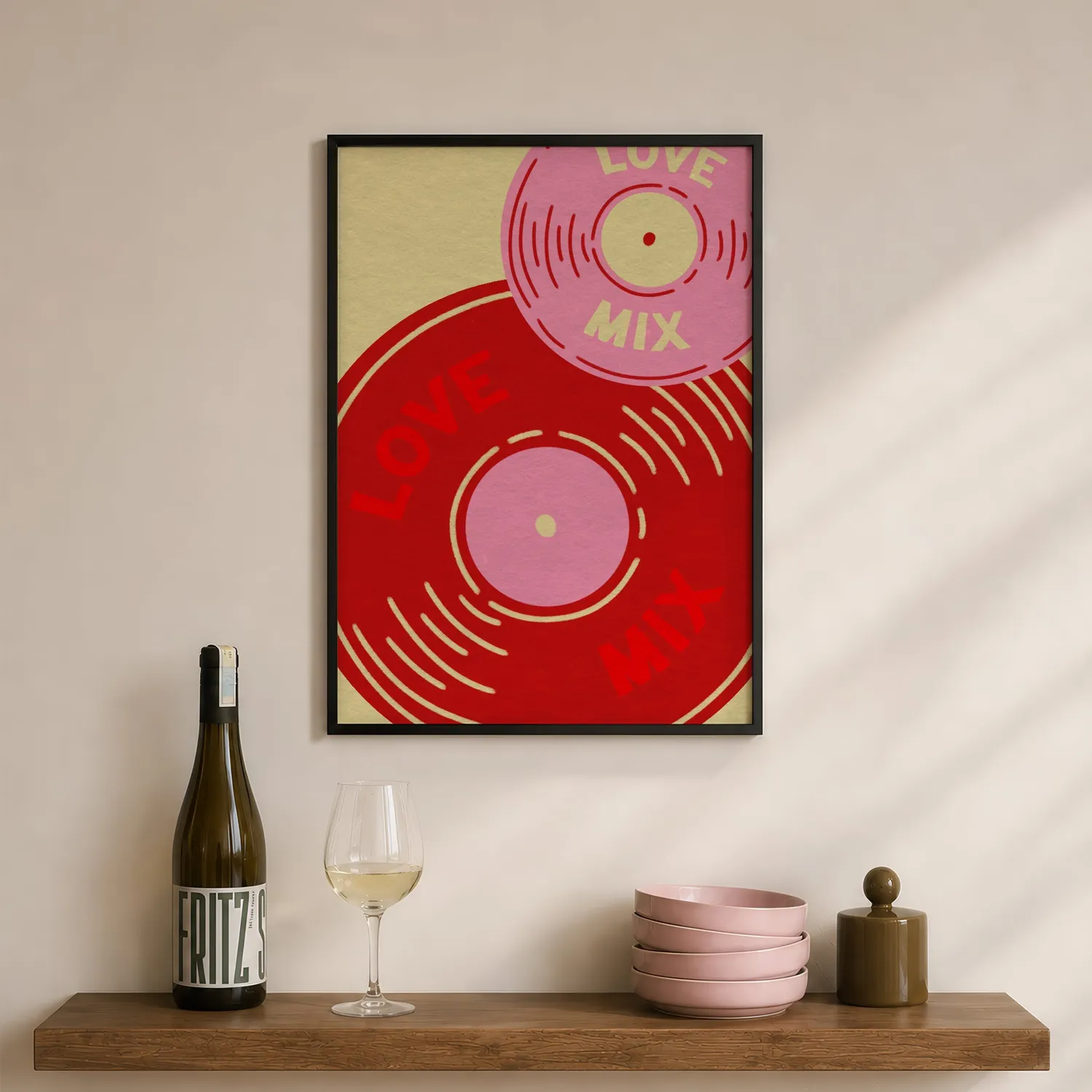 Maddison Ball Love Mix affiche typographie
