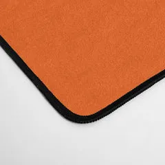 Society6 La Fleur 01 tapis de bureau rétro orange