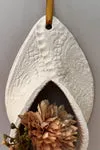 Biankaléone Porte-fleur goutte de dentelle décoration murale