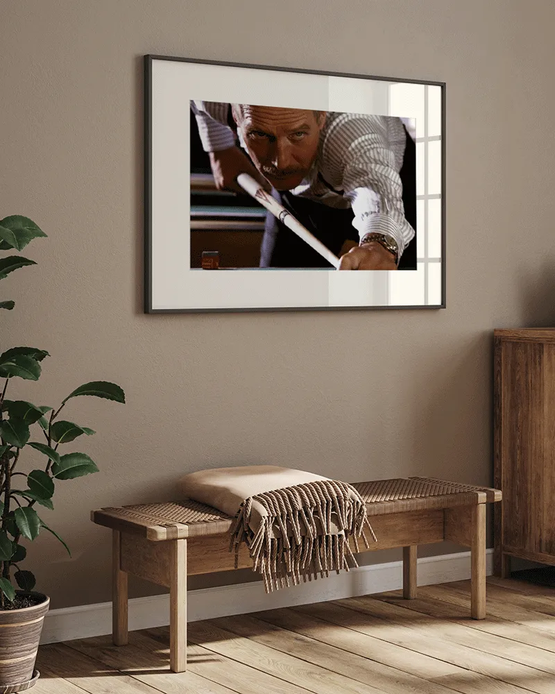 Jacob Baden Paul Newman in The Color of Money photo encadrée