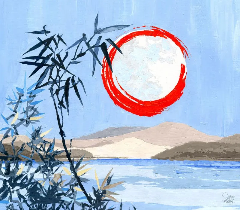 Mademoiselle Tiss Sous la lune tête de lit tissu 160 cm estampe