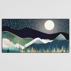 Society6 Star Lake tapis de bureau nuit étoilée