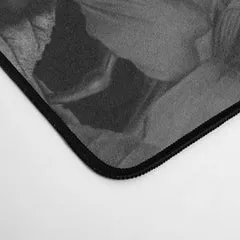 Society6 Black Forest tapis de bureau roses noir blanc