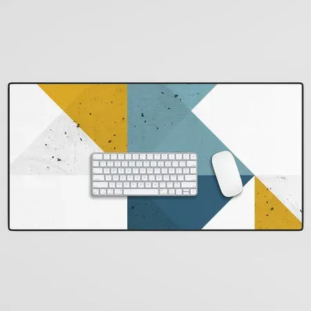 Society6 Modern Geometric 19 tapis de bureau triangles