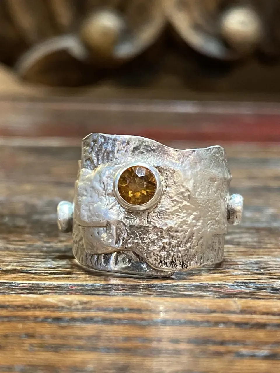 Galerie Kara bague citrine argent Jessie Bensimon
