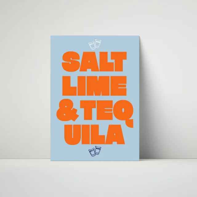 Maddison Ball Salt Lime Tequila affiche fête