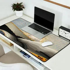 Society6 Morning Sun tapis de bureau soleil levant