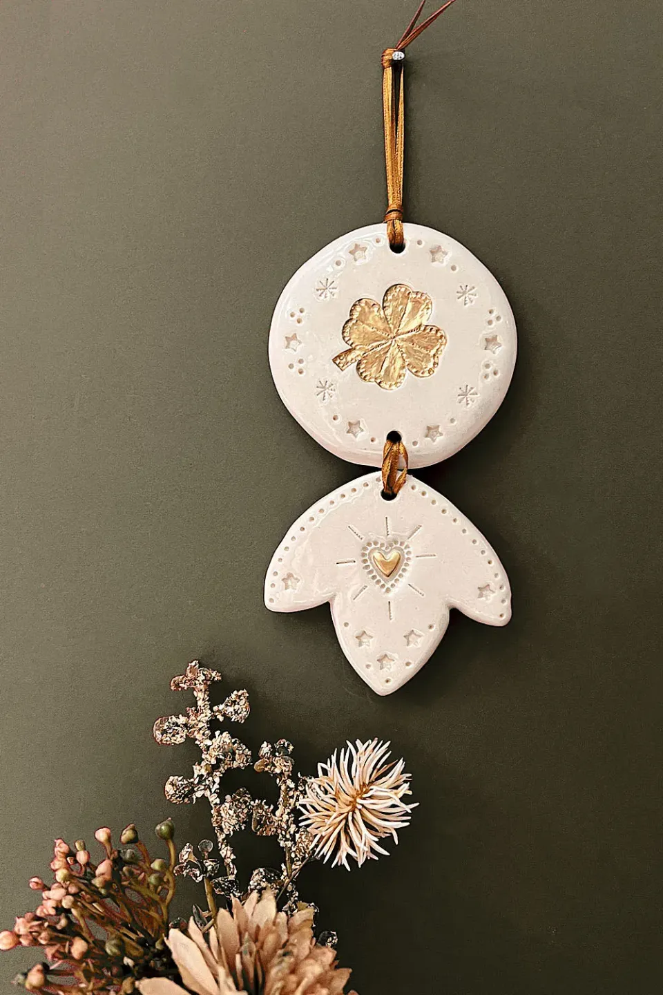 Biankaléone Grigri porte-bonheur mural 7 x 13 cm