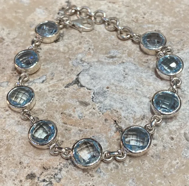 Galerie Kara Bulles bracelet argent topaze