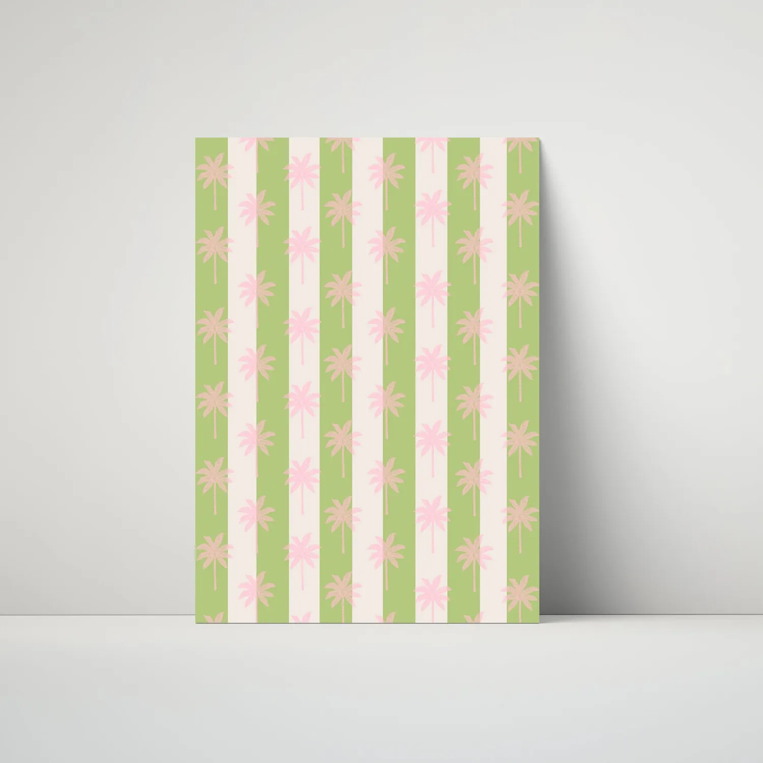 Maddison Ball Palm Tree Stripe affiche tropicale