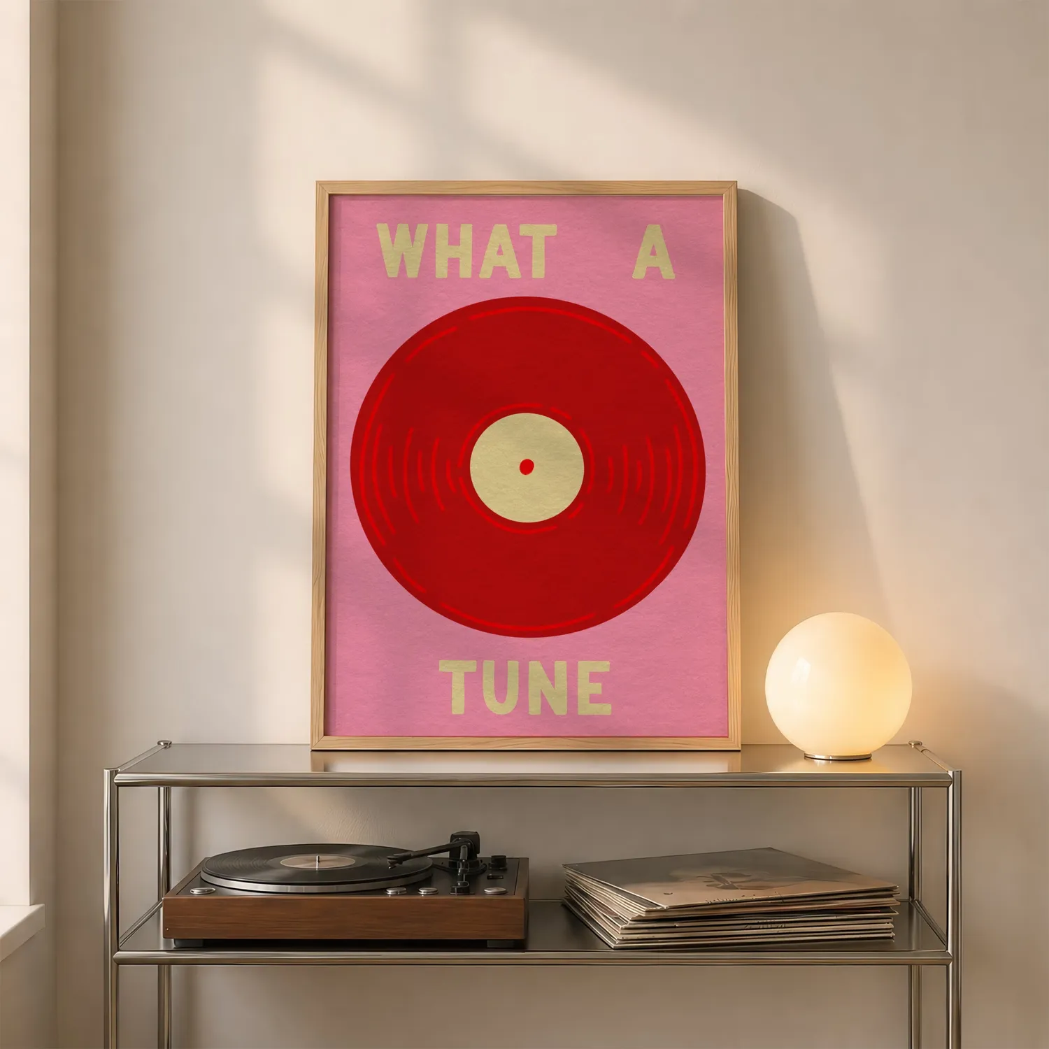 Maddison Ball What A Tune in Red & Pink affiche