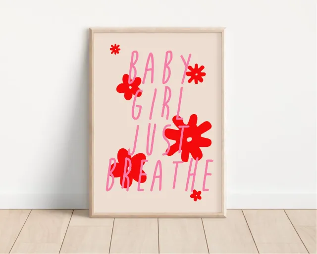 Maddison Ball Baby Girl Just Breathe affiche