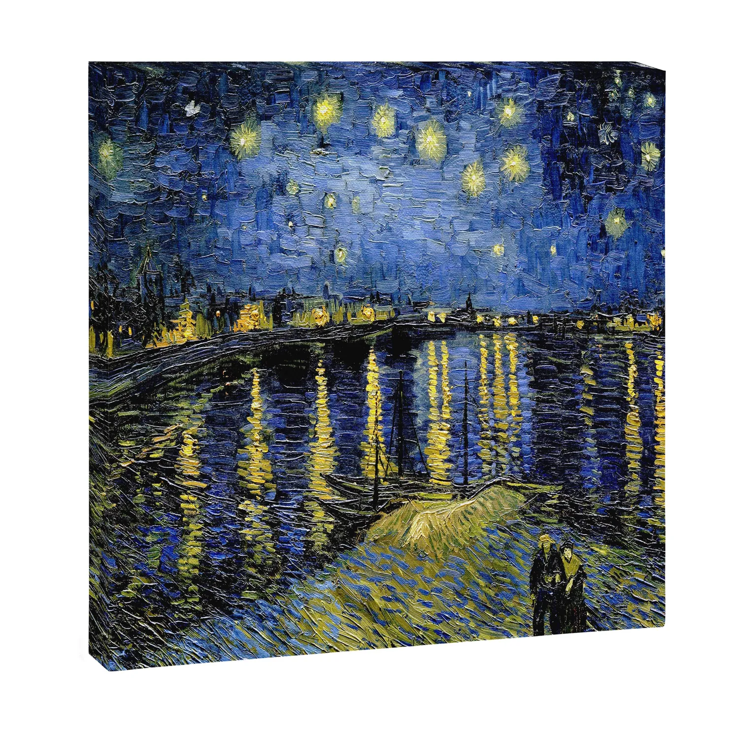 Society6 Vincent Van Gogh Starry Night toile nuit bleue