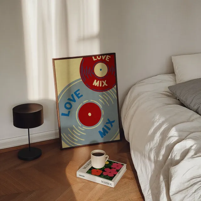 Maddison Ball Love Mix affiche typographie