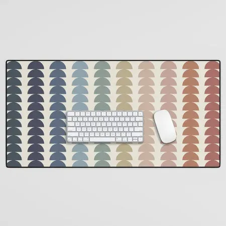 Society6 Maude Pattern Vintage tapis de bureau multicolore