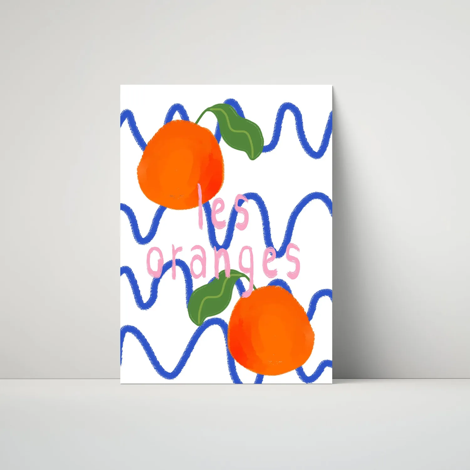 Maddison Ball Les Oranges affiche cuisine papier mat
