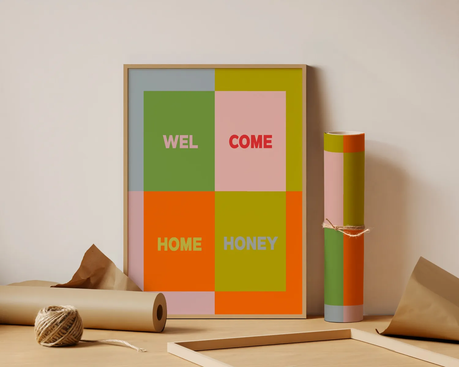Maddison Ball Welcome Home Honey affiche typo
