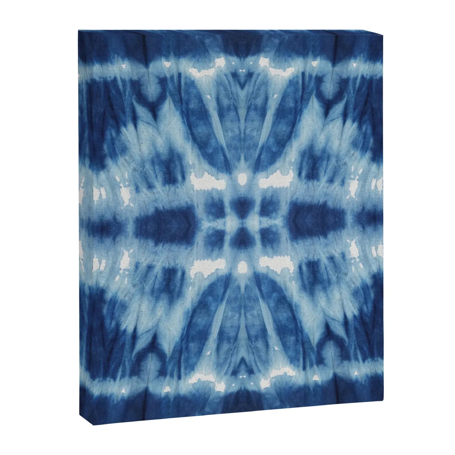 Society6 Tie Dye Blues Twos toile tie dye bleu
