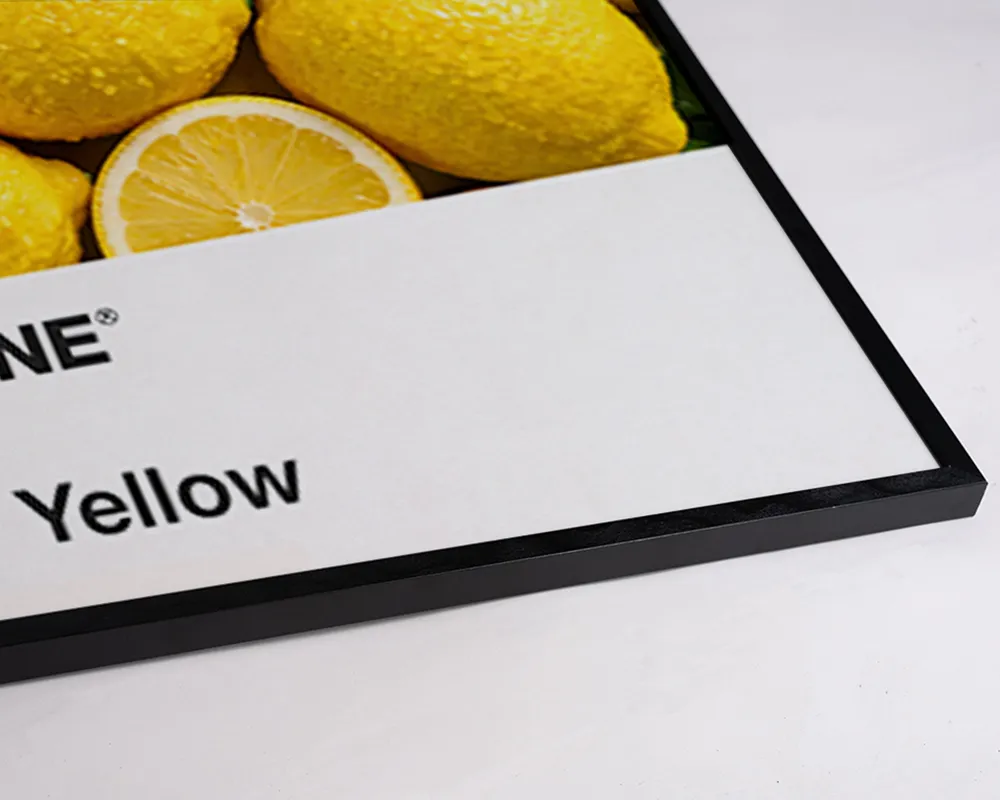 Any Image Zesty Yellow photo encadrée photo couleur jaune