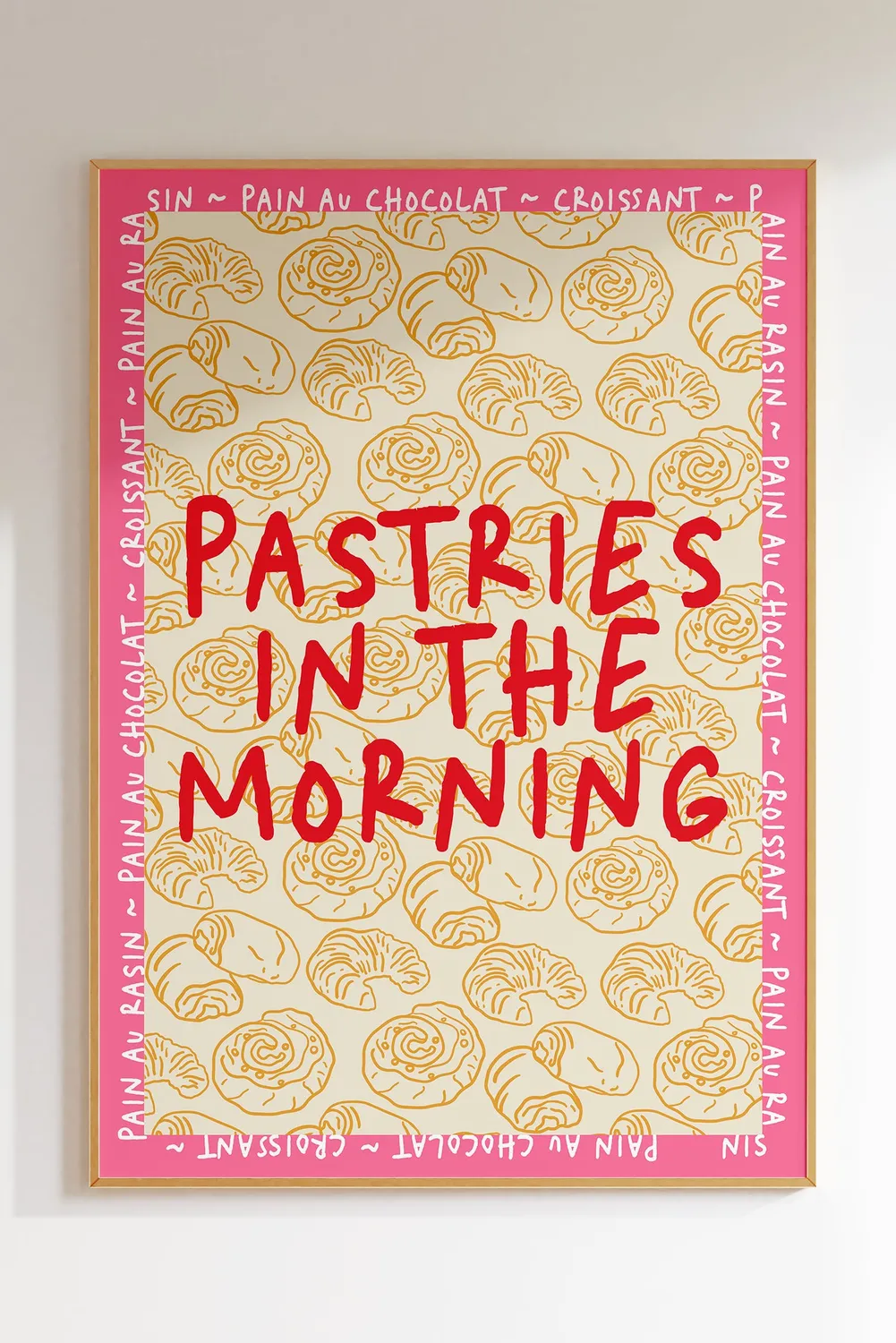 Maddison Ball Pastries In The Morning affiche pâtisseries