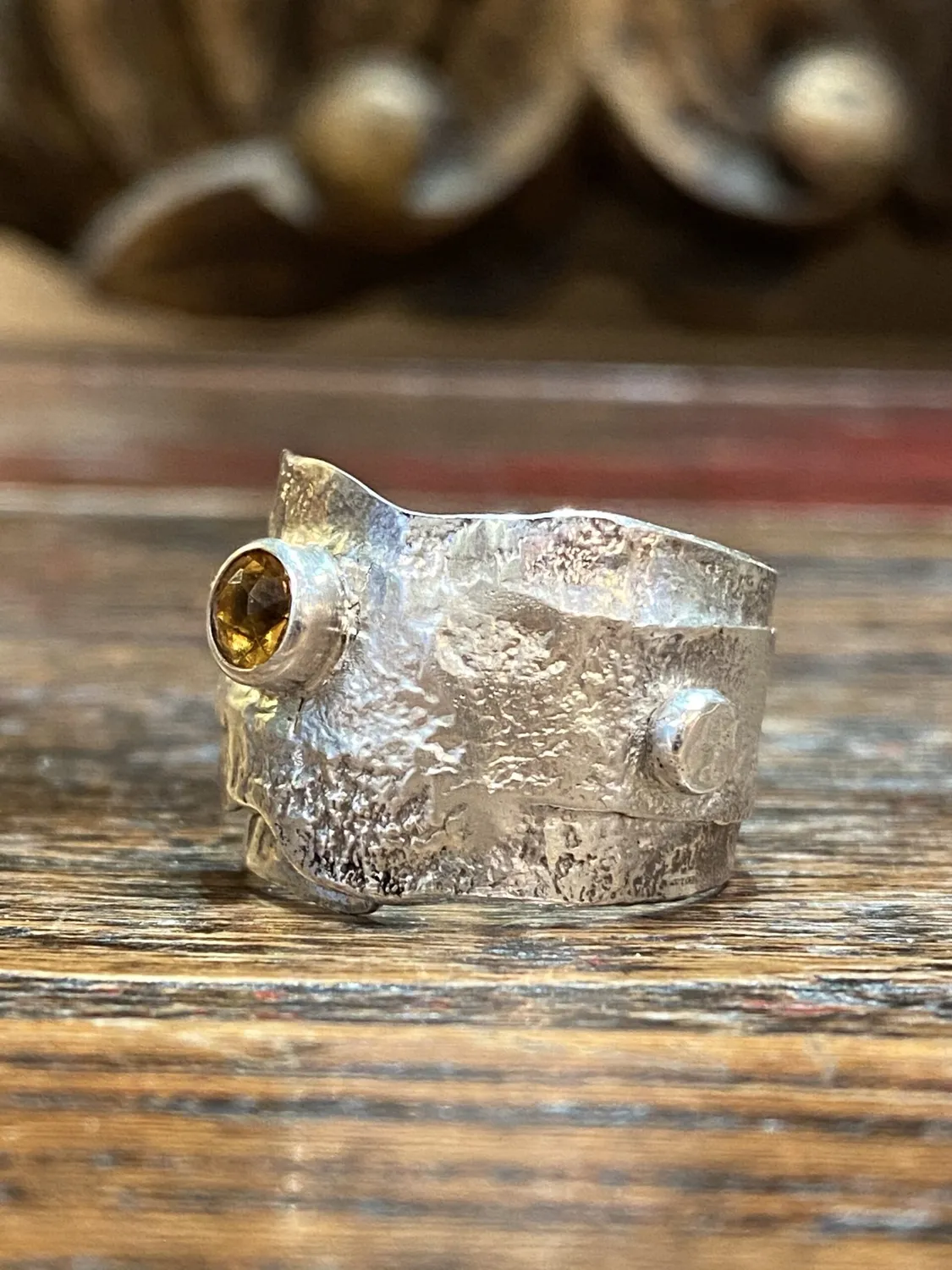 Galerie Kara bague citrine argent Jessie Bensimon