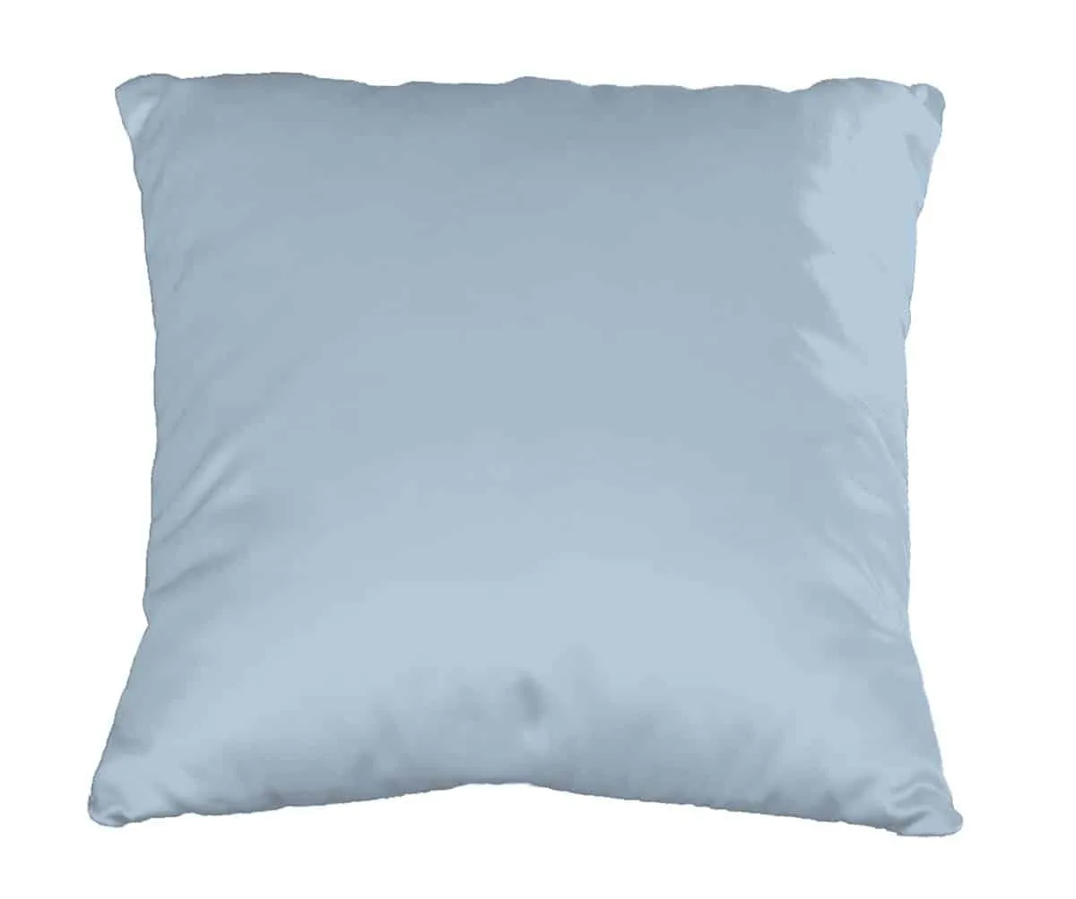 Mademoiselle Tiss Jardin Tropical Bleu coussin feuillage