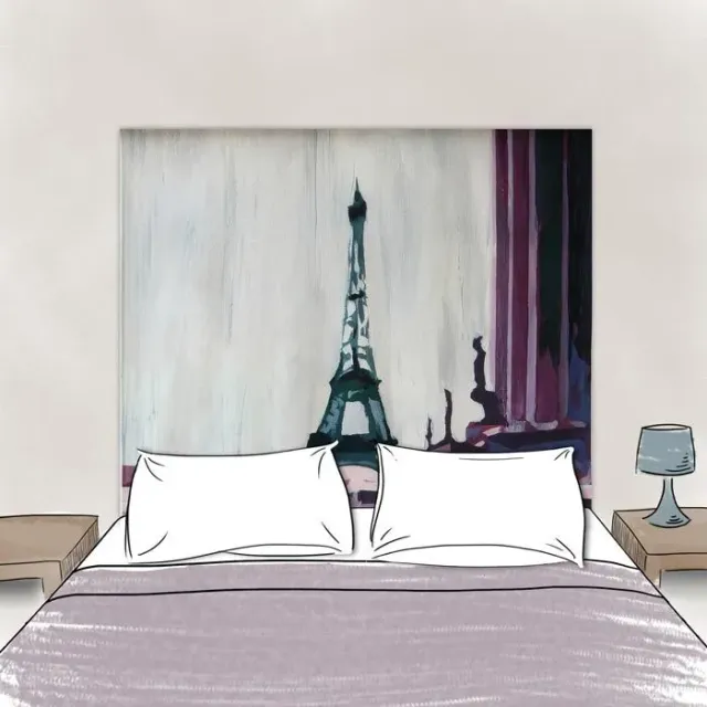 Mademoiselle Tiss Trocadéro tête de lit Tour Eiffel