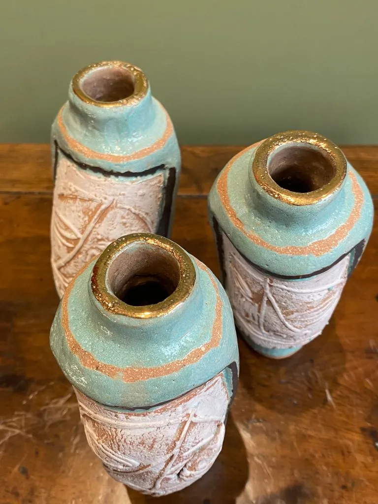 Galerie Kara Les Transfigurés vase grès engobe fait main