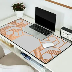 Society6 Hex 611 Copper tapis de bureau cuivre