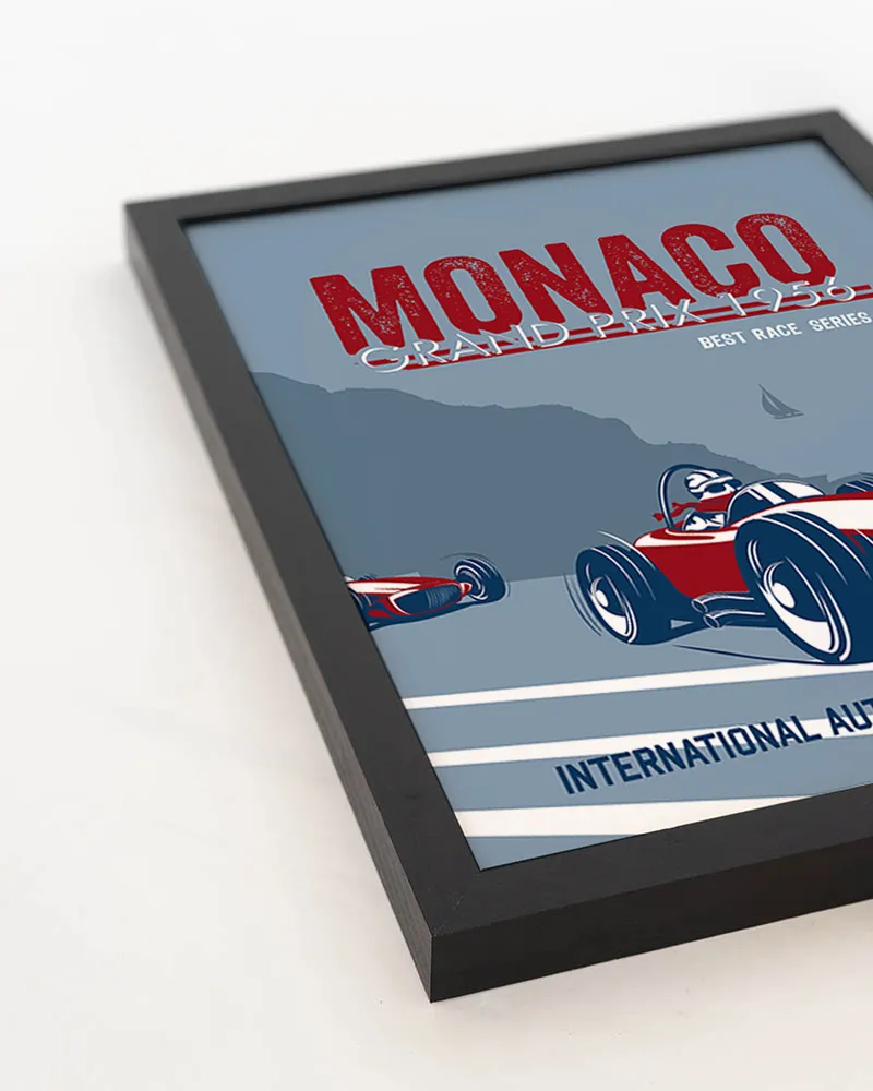 Any Image Grand Prix affiche encadrée 30x40 voiture