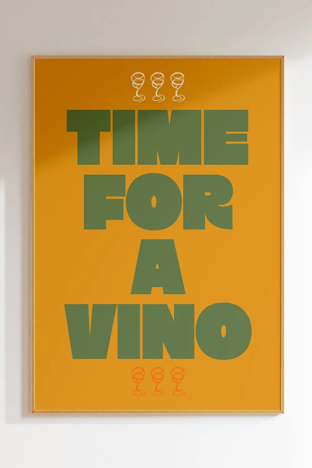 Maddison Ball Time For A Vino affiche vin cuisine