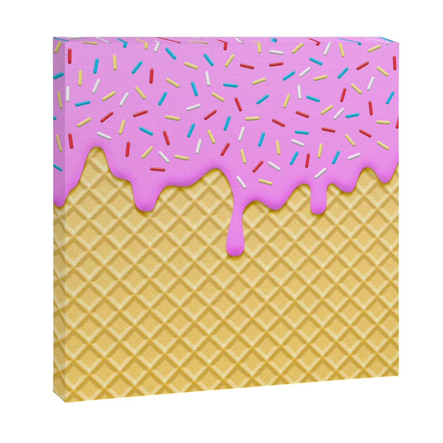 Society6 Strawberry Ice Cream toile dessert rose