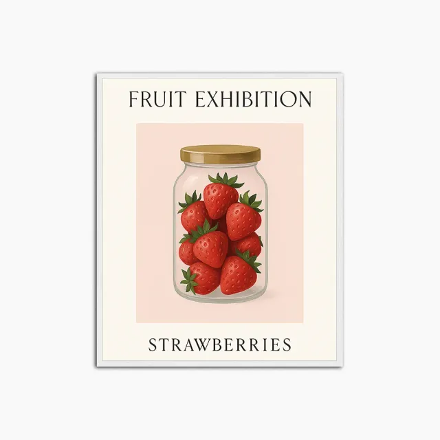 Any Image Fruit Exhibition Strawberries photo encadrée fraises
