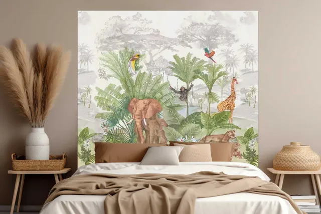 Mademoiselle Tiss Africa tête de lit tissu