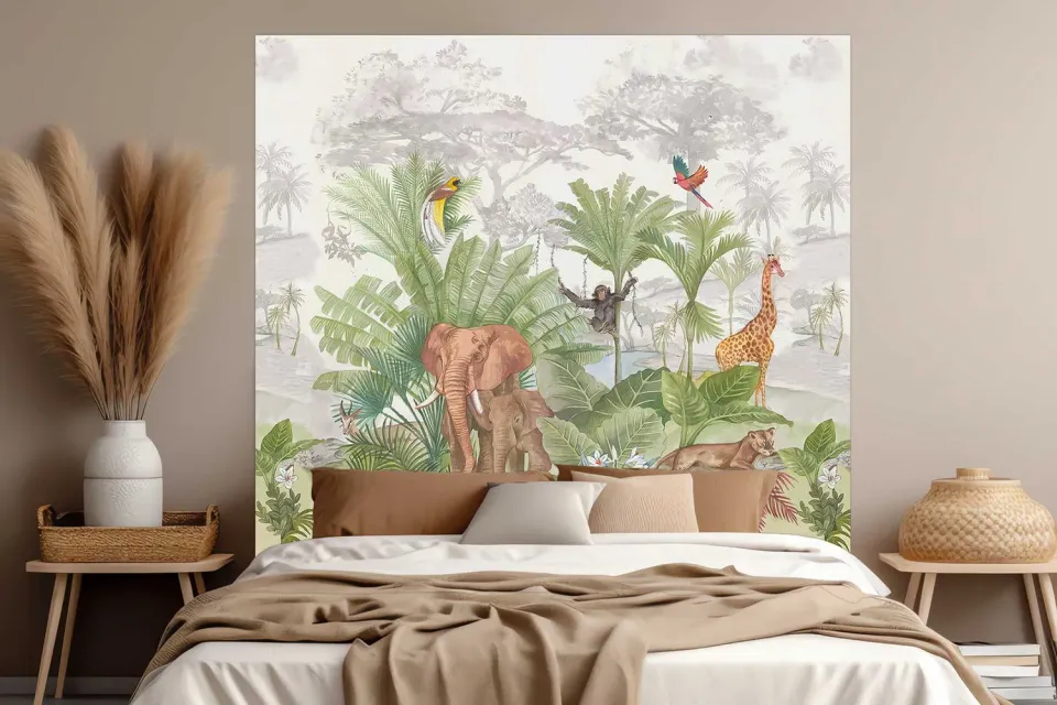 Mademoiselle Tiss Africa tête de lit tissu