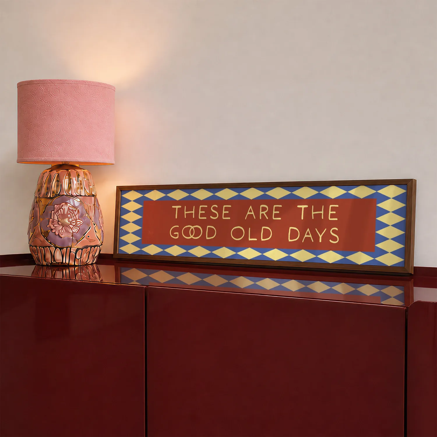 Maddison Ball These Are The Good Old Days affiche panoramique 60 x 12 cm