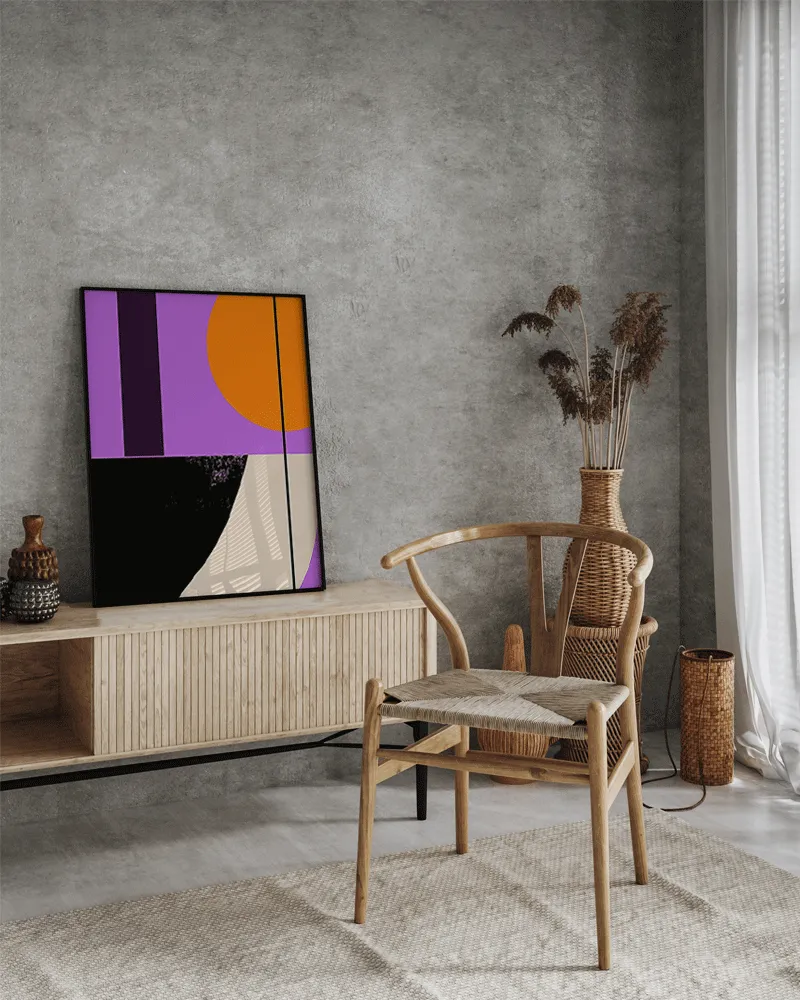 Any Image Purple Abstract toile encadrée abstraite