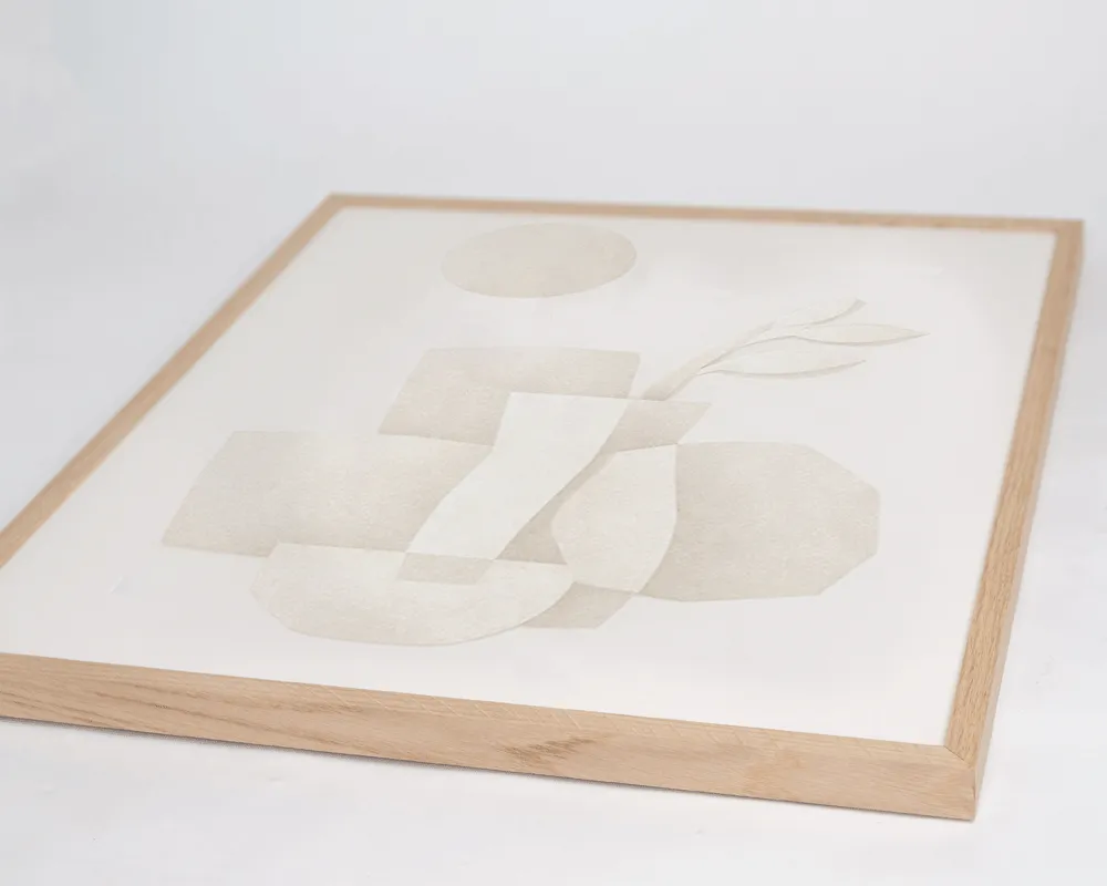 Any Image Held Together tableau encadré abstrait