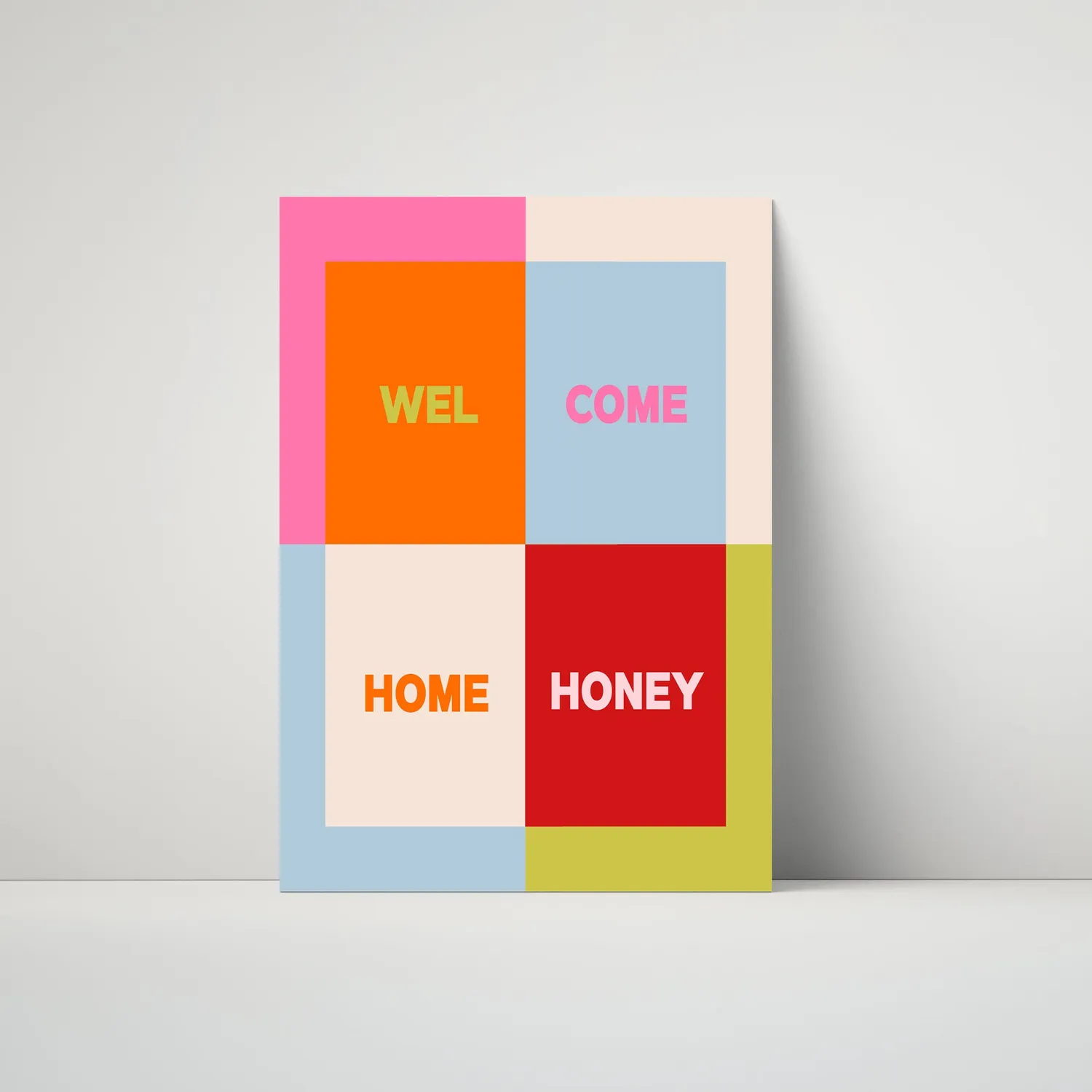 Maddison Ball Welcome Home Honey affiche typo