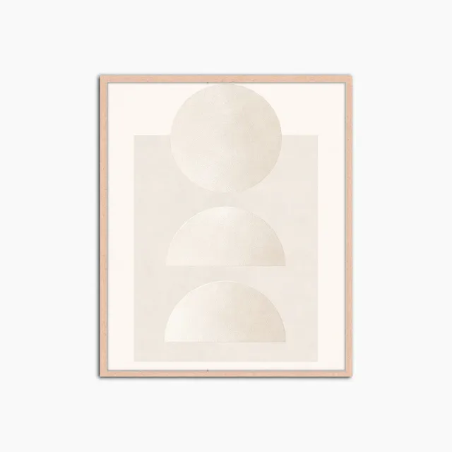 Any Image Balanced Forms tableau encadré abstrait